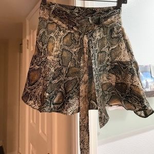 CUTE ZEBRA SKORT / SKIRT WITH BELT